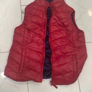 Maroon Puffer vest